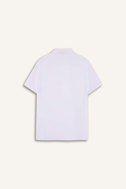 DeFacto Jungen-Poloshirt mit strukturierten Kurzarmhemden B0776A825AU