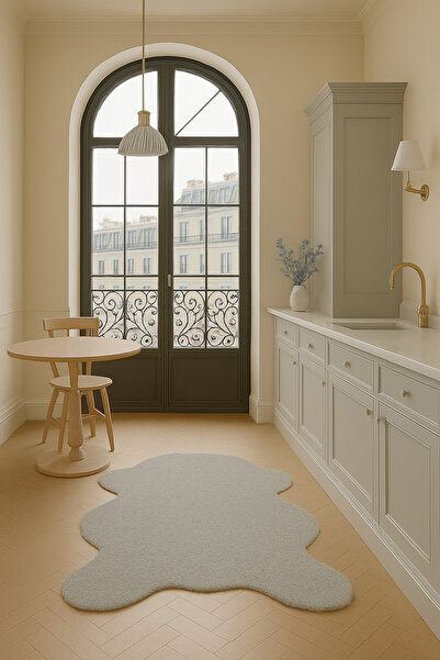 SOFT DECOR Kaymaz Taban Post Şekilli Halı Modern Salon Koridor Mutfak Çocuk O...