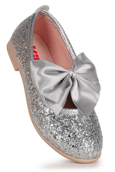 Kiko Kids Pantofi de balerină pentru fete Tari Broken Glass Bow elastic