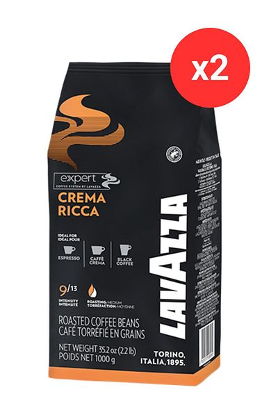 LavAzza Cafea Boabe Crema Ricca 1kg X2buc