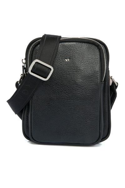 Tergan Men's Black Shoulder Bag