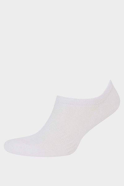 DeFacto Women's 3-Piece Cotton Sneaker Socks F5425Axns