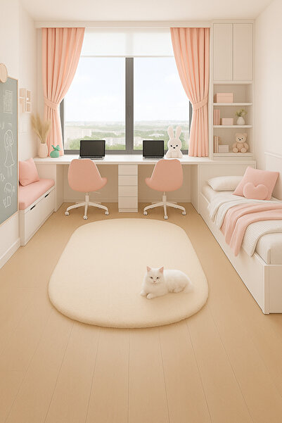 SOFT DECOR Modern Dekoratif Halı Kaymaz Taban Yıkanabilir Salon/Oturma Odası ...