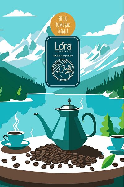 kahvelora 200g Mint Menthol Turkish Coffee - Either Bake or Stir in a Cup - Milky Sparkling