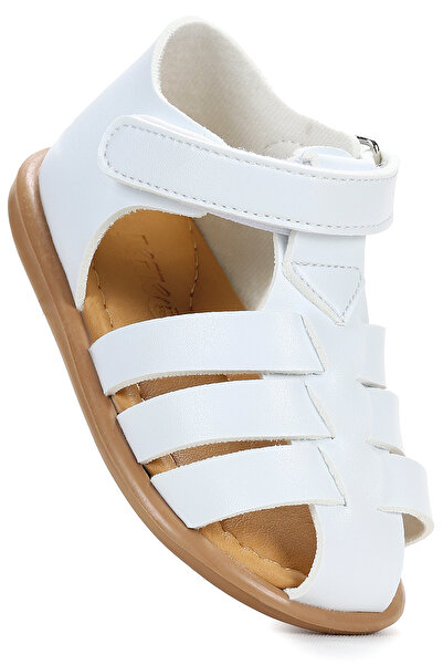 Kiko Kids صنادل لونبي فيرست ستيب فيلكرو للأولاد الصغار