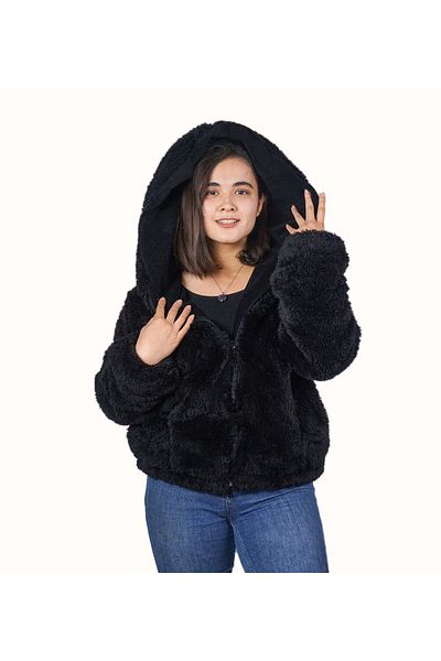 Pababo Oversize Lined Plush Coat High Quality