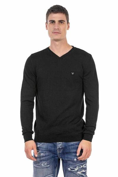 Cipo&Baxx Cp242 V-Neck Men's Sweater