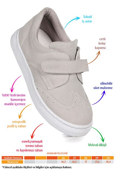 Kiko Kids Richie Velcro Daily Boys' Casual Shoes