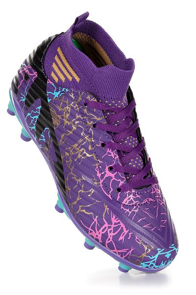 Kiko Kids Pantofi de fotbal pentru băieți Liga High-Rise Cleats Turf Field