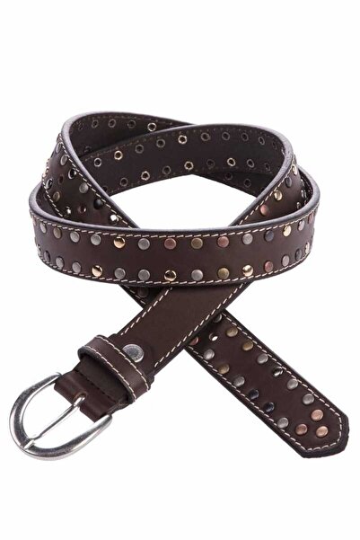 Cipo & Baxx WG104 Жіночий ремінь з металевою обробкою, натуральна шкіра