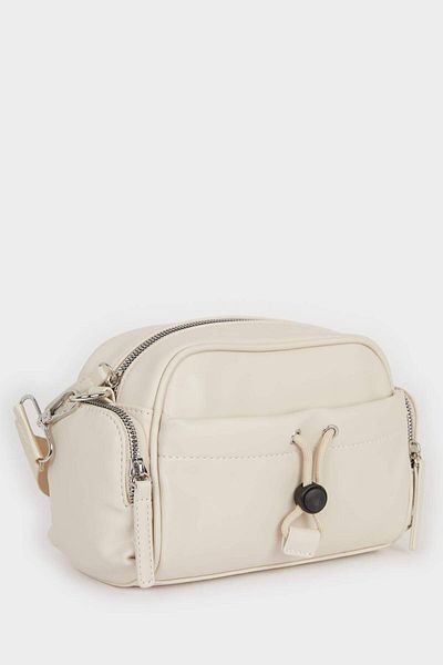 DeFacto Women's Faux Leather Crossbody Bag F1242Axns