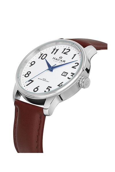 Nacar Classic Brown Men's Wristwatch Nc21- 297170 -Awl2