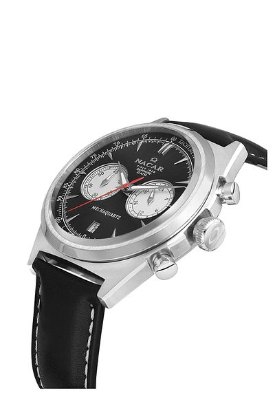Nacar Sapphire Glass Sport Black Men's Wristwatch Nc38- 299021 -Abl1