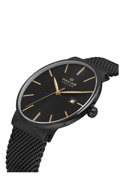 Nacar Black Men's Wristwatch Nc34- 290431 -Bbcm