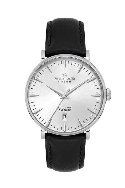 Nacar Sapphire Glass Classic Black Men's Wristwatch Nc34-29B640-Asl1
