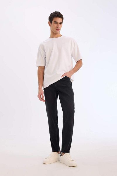 DeFacto Slim Tapered Fit Skinny Fit Κανονική μέση στενό παντελόνι Jean D9335AX25SP