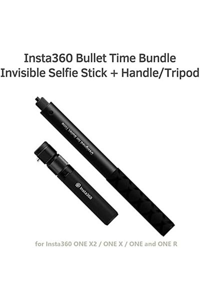 BRAZA مجموعة Insta360 Bullet Time مع عصا سيلفي غير مرئية ومقبض ثلاثي القوائم قابل للطي