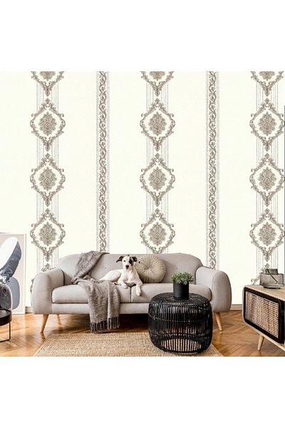YALLA HomeGym Modern PVC Wallpaper Rolls For Living Room Bedroom Decor Walls 0.53m X 9.5m (511001)