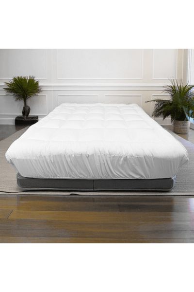 Pioneer غطاء مرتبة فندقي ١٦٠×٢٠٠ سم، ارتفاع ١٤ سم - ناعم وداعم، مضاد للحساسية