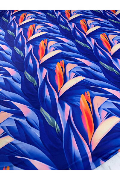 ipekkumaş Leorna Desen Elbiselik Gömleklik Şalvarlık İpek Sendi Kumaş