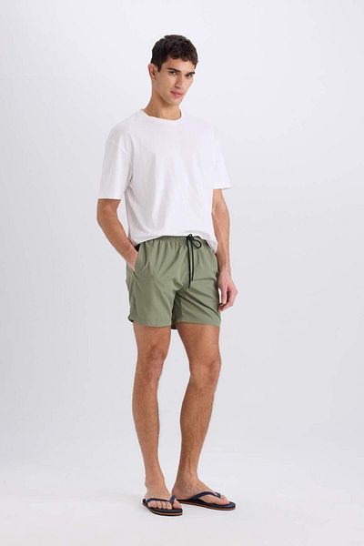DeFacto Pantaloni scurti de baie de lungime scurtă, cu uscare rapidă, căptușiți cu plasă X2955AZ25HS