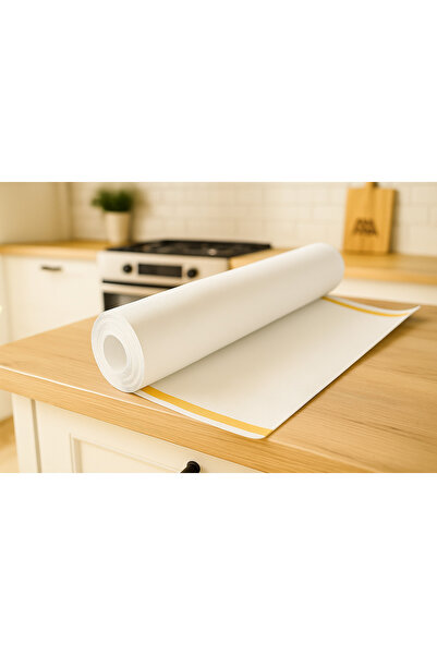 Perisfer Kendin Kes Şeffaf Beyaz 9m Yapışkanlı Çekmece Dolap Içi Düzenleyici Raf Örtüsü Kaymaz Kaydırmaz