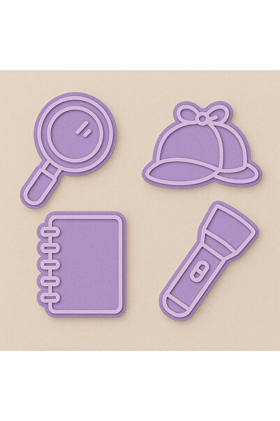 CESTOPİENO Detective Dough Sculpting Set/Cookies, Ceramic, Polymer Clay, Play...