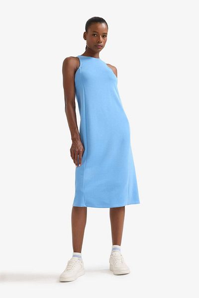 DeFacto Defactofit Round Neck Modal Sleeveless Midi Dress F6186Ax25Sm