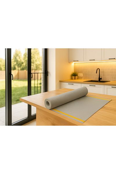 Perisfer Silver Gray 3m Adhesive Cabinet Drawer - Anti-Slip and Anti-Slip Charger Shelf Cover