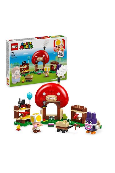 LEGO ® سوبر ماريو™ مجموعة مغامرات إضافية في متجر Nabbit Toad 71429 - مجموعة بناء للأطفال من سن 7 سنوات فما فوق (230 قطعة)