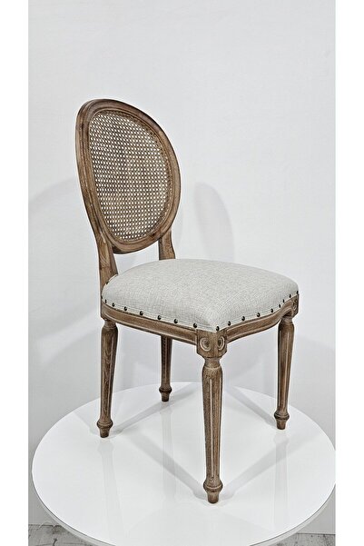 HASAĞAÇ Emmy %100 Gürgen Asil Eskitmeli Klasik Madalyon Sandalye