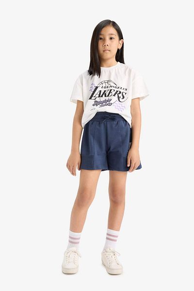 DeFacto Girl's Nba Los Angeles Lakers Shorts E6700A825Hs