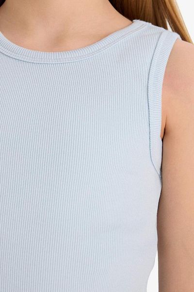 DeFacto Girl's Crew Neck Basic Plain Undershirt D9097A825Hs