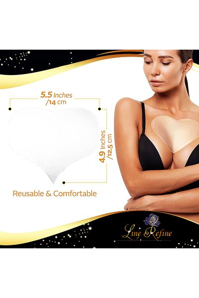 Odyssey Life Masca antirid reutilizabila Antiaging pentru zona decolteului, din silicon medical