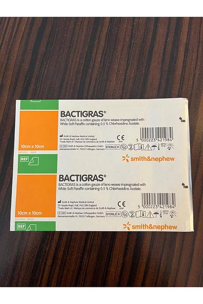 bactigras غطاء جرح 10x10 سم - 10 قطع