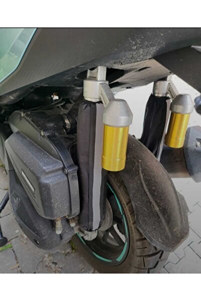 Genel Markalar HONDA DİO BEYAZ AMORTİSÖR KILIFI KOLAY MONTAJ CIRTLI REFLEKTÖRLÜ