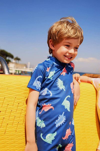 DeFacto Baby Boy Dinosaur Patterned Swimsuit E3354A525Sm