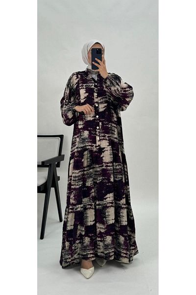 MODA Loose Cut Casual Model Hijab Dress