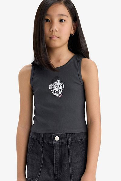 DeFacto Girl's Disney Mickey & Minnie Crew Neck Undershirt E6519A825Hs