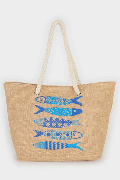DeFacto Women's Beach Straw Bag E7397Axns
