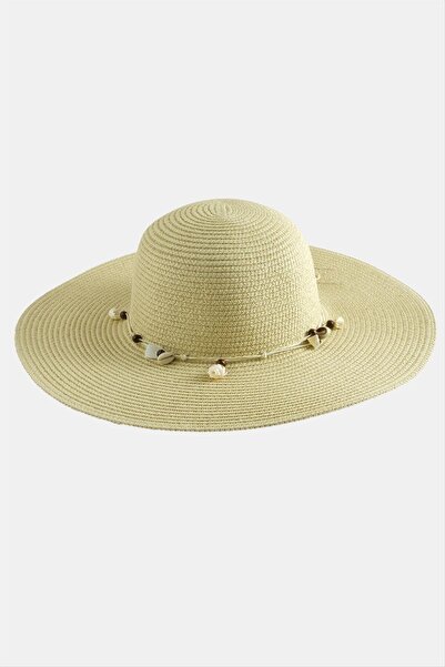 CT STONES Beaded Straw Hat