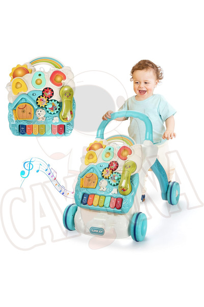 cayenna Aktiviteli İlk Adım Yürüteci, Ayarlanabilir Tekerlek Hızı, Sökülebilir Aktivite Aparatı