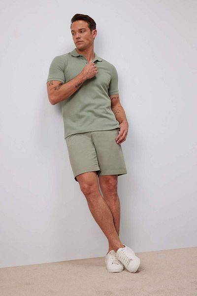 DeFacto Tricou cu mânecă scurtă cu guler polo cu croiala normală D7652ax25sp