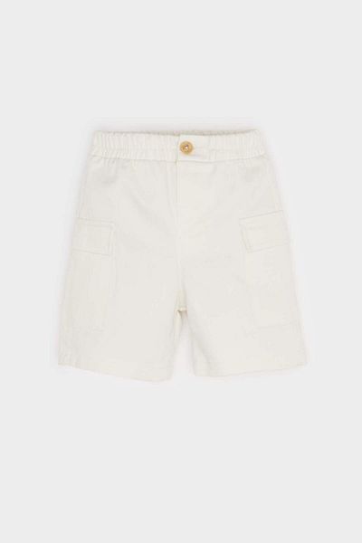 DeFacto 2-teiliges Set für Babys, Jungen, kurzärmeliges T-Shirt mit Tiger-Aufdruck und Shorts mit elastischem Bund E9026A525SM