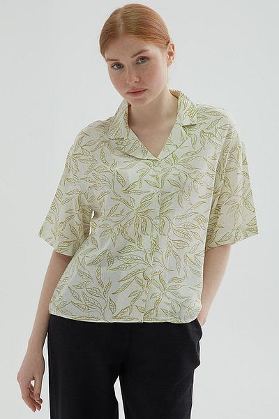 Fashion Friends Cămașă cu mânecă scurtă Ecru