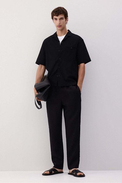 H&M Regular Fit Linen trousers