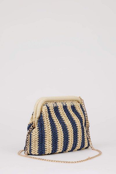 DeFacto Women's Straw Baguette Bag E2806Axns