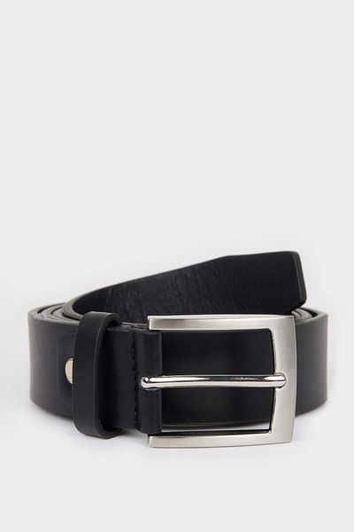 DeFacto Men's Faux Leather Jean Belt D3285Axns