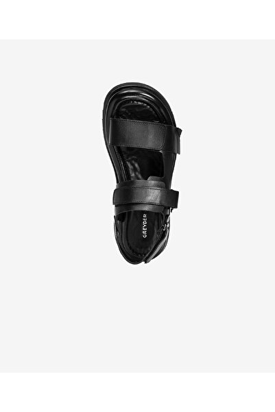 Greyder Kadın Siyah Hakiki Deri Sandalet 3Y2TS57957