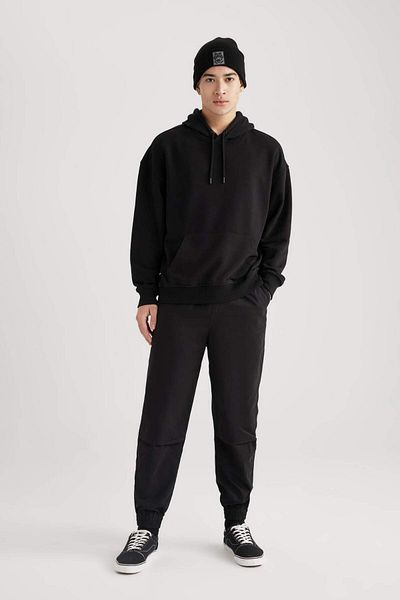 DeFacto Oversize Wide Fit Hooded Sweatshirt B7849Axns